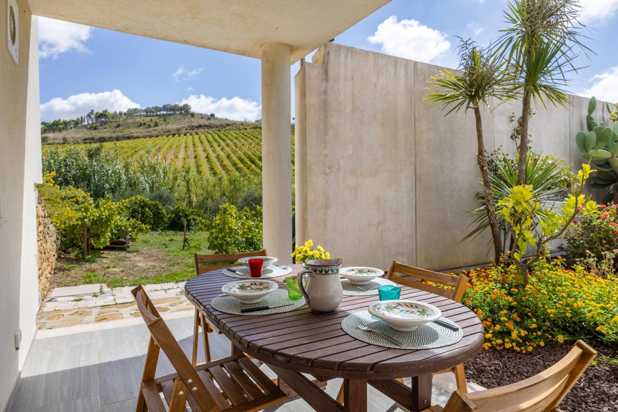 Villa Bonifato Vista Sulle Campagne E Sul Mare Siciliano Cozy House Italy Alcamo Kültér fotó