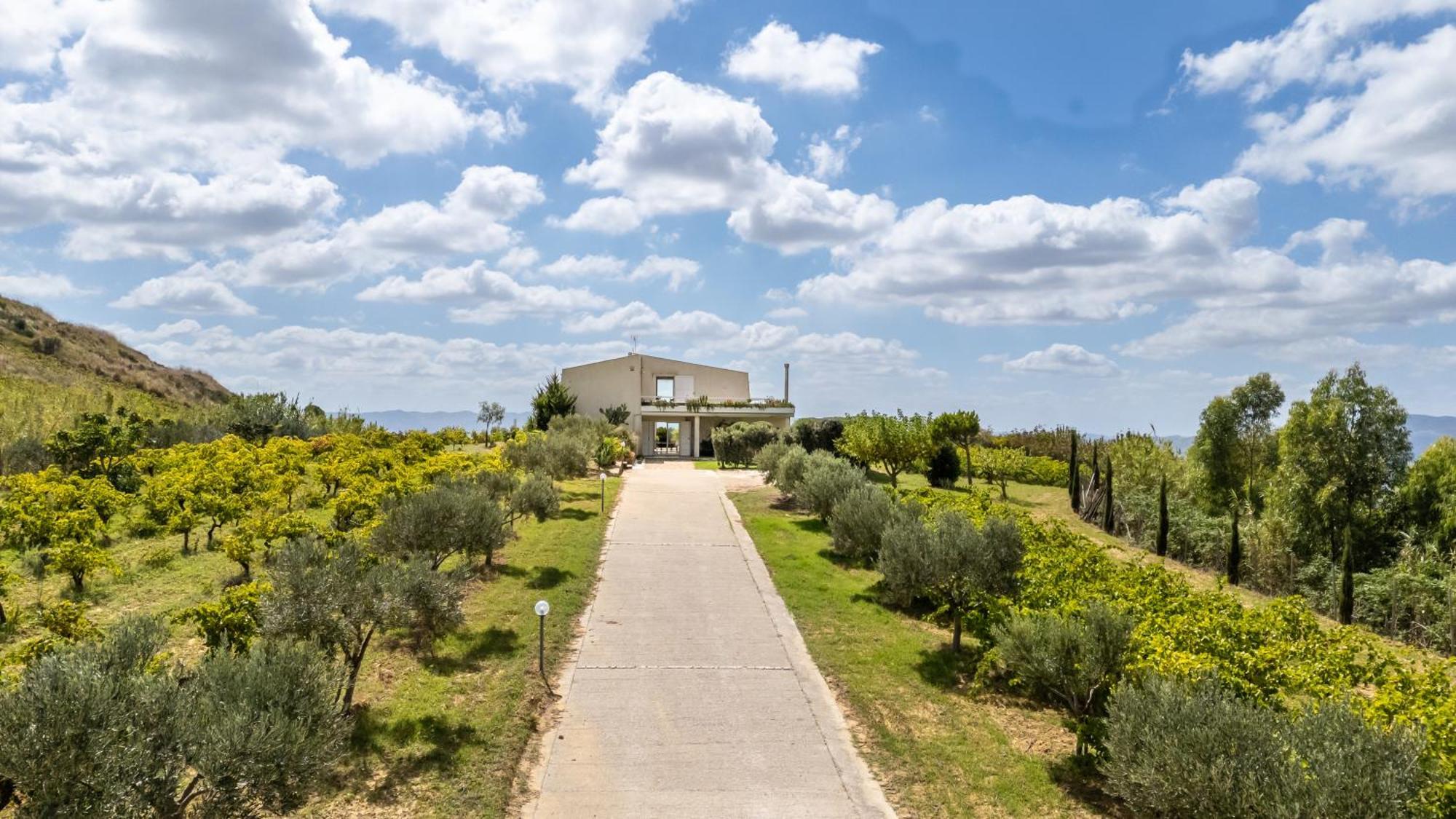 Villa Bonifato Vista Sulle Campagne E Sul Mare Siciliano Cozy House Italy Alcamo Kültér fotó